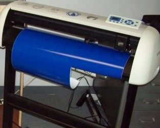 Traceur graphique de coupe de CS1200BEG avec l'oeil rouge, machines de fabrication de papier peint de vinyle