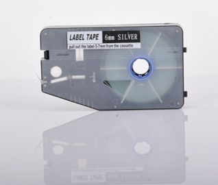 cassette de bande argentée de contact de la bande 20M.p de fabricant de label de 6mm pour l'imprimante d'identification de câble
