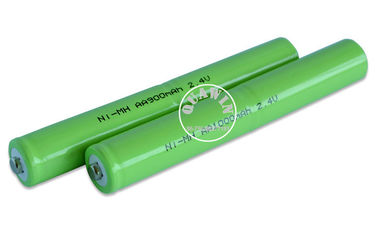Paquet puissant 2.4V aa 900mAh de batterie de Nimh avec le tube de rétrécissement de PVC