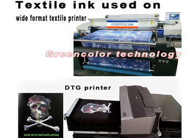 L'encre blanche de textile pour dirigent vers l'impression de vêtement, encre de textile d'imprimante d'EPSON DX5