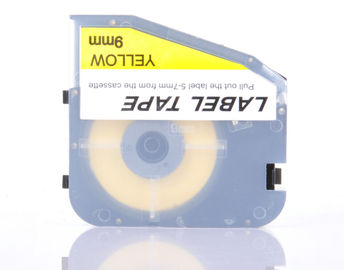 cassette de bande de la bande 9mm de fabricant de label de jaune de contact de p pour l'imprimante de tube