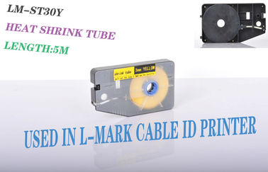 tube thermo-rétrécissable de 2:1 jaune de 3.0mm résistant pour l'imprimante d'identification de câble