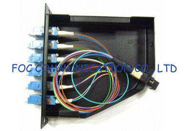 Cassettes optiques de la perte de rendement élevé de tableau de connexions de fibre d'adaptateurs de LAN MPO et de LC MPO