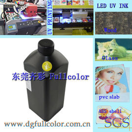 Encres d'imprimerie UV, encres durcissables de recharge à plat d'imprimante de LED pour la tête d'impression de jet d'encre d'Epson DX5 DX6 DX7