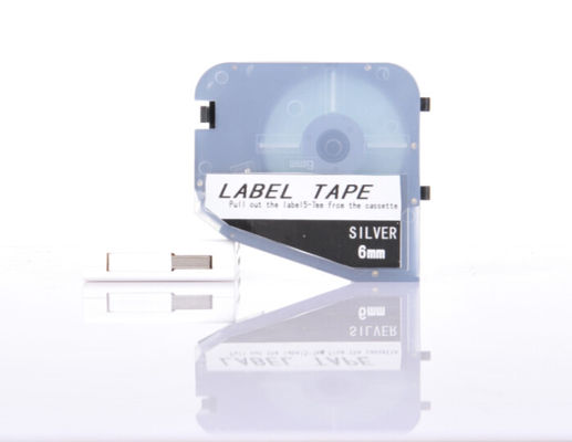 argent de bande d'espace libre de fabricant de label d'identification de câble 6mm - 12mm pour l'imprimante de tube