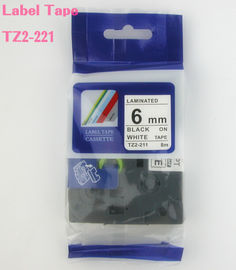 remplacement de bande de fabricant de label de P-contact pour la bande blanche de label du frère TZ-211