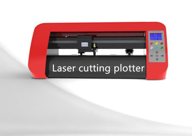 Rouge 12" mini traceur de coupe de laser d'autocollant avec le système optique d'oeil de vision