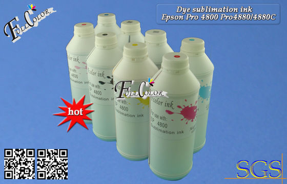 Encres de sublimation de colorant pour la pro encre d'imprimerie de Transfet de la chaleur de 4800 imprimantes d'Epson