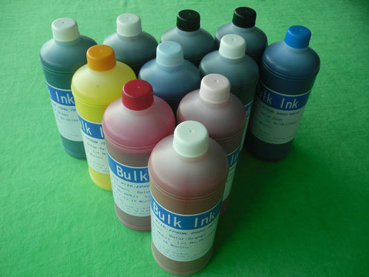 Dissolvant compatible d'Eco d'encre de colorant d'imprimante d'Epson dans des couleurs de PBK C M Y