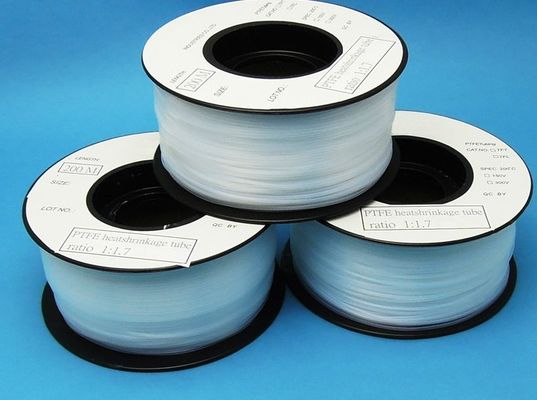 Tube protecteur de téflon de PTFE, tuyauterie de rétrécissement de la chaleur du téflon PTFE