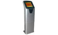Kiosque d'écran tactile de Q6 Q6 pour le système de gestion de file d'attente avec la mini imprimante thermique de 80mm