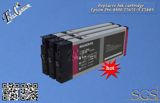 La cartouche d'encre d'imprimerie compatible Eposon pro 4800 remplacent Cartridgte T5651-9