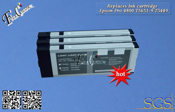 La cartouche d'encre d'imprimerie compatible Eposon pro 4800 remplacent Cartridgte T5651-9