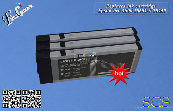La cartouche d'encre d'imprimerie compatible Eposon pro 4800 remplacent Cartridgte T5651-9