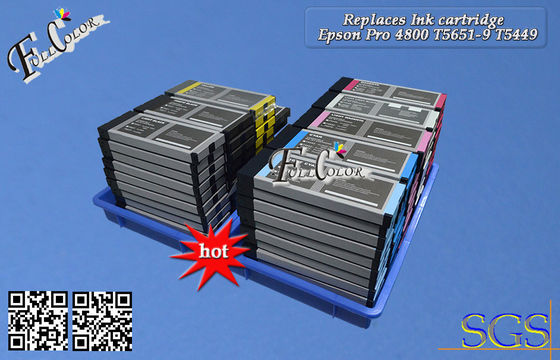 La cartouche d'encre d'imprimerie compatible Eposon pro 4800 remplacent Cartridgte T5651-9