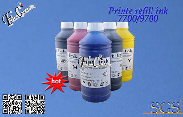 Encre d'imprimerie compatible d'examen de client de 5 étoiles pour le pro paquet de la bouteille 9710 7710 1000ml d'Epson pour le revendeur