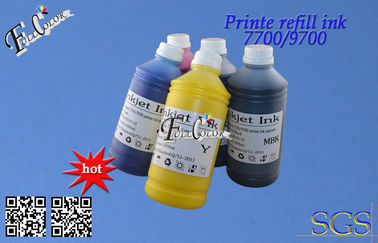 Encre d'imprimerie compatible d'examen de client de 5 étoiles pour le pro paquet de la bouteille 9710 7710 1000ml d'Epson pour le revendeur