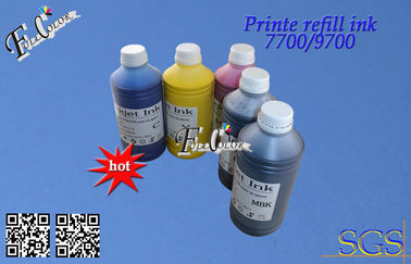 Encre d'imprimerie compatible d'examen de client de 5 étoiles pour le pro paquet de la bouteille 9710 7710 1000ml d'Epson pour le revendeur