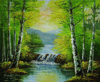 Impression décorative ou eco-dissolvant de base de l'eau de service d'impression de toile de paysage
