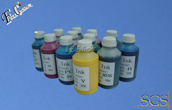 12 encres d'imprimerie compatibles de couleurs pour l'encre de recharge d'imprimante de Canon IPF8400 IPF9400