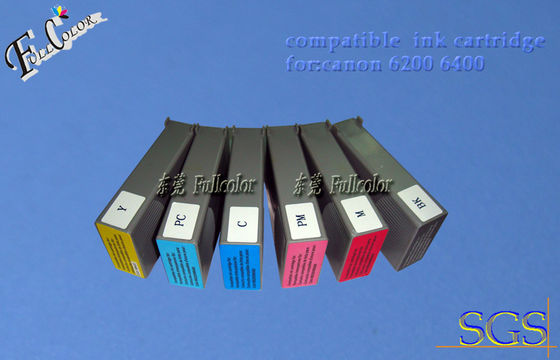 6 encres d'imprimerie de couleur avec l'encre 130ml échouent pour le PC P.M. des cartouches d'encre de grand format de Canon w6200 BCI1431 BK C M Y