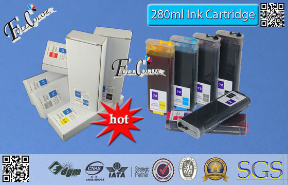 Pp 6 colorent les cartouches d'encre rechargeables de grand format pour HP T1100/imprimante 260ml de T1100ps