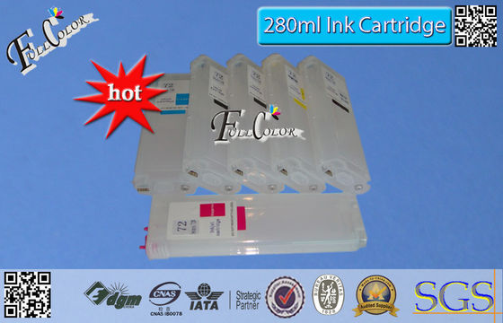 Pp 6 colorent les cartouches d'encre rechargeables de grand format pour HP T1100/imprimante 260ml de T1100ps