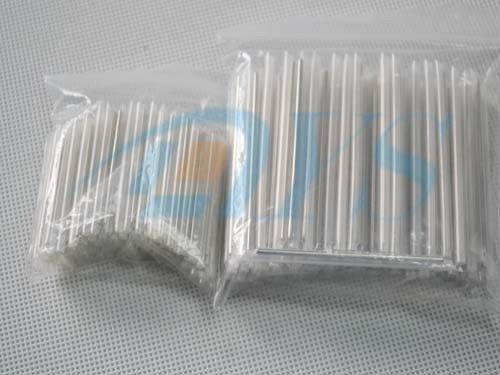 douilles optiques thermo-rétrécissables d'épissure de fibre de 60mm, douille en plastique transparente d'épissure