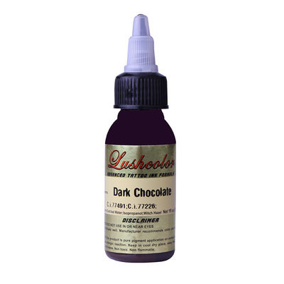Constante organique de chocolat foncé fait sur commande encre de tatouage de 4 onces pour la peau foncée