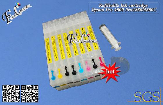 Cartouche rechargeable pour la pro cartouche d'encre de recharge de 4800 imprimantes d'Epson