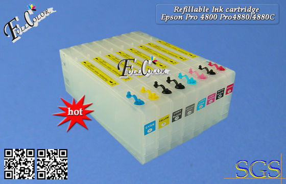 Cartouche rechargeable pour la pro cartouche d'encre de recharge de 4800 imprimantes d'Epson