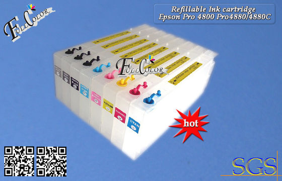 Cartouche rechargeable pour la pro cartouche d'encre de recharge de 4800 imprimantes d'Epson