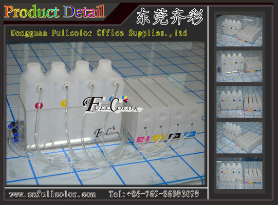 Système compatible de distribution BK C M Y 1000ML de CISS de grand format de HP81 HP Designjet D5800 par couleur