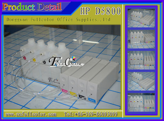 Circuit d'alimentation continu compatible d'encre de l'imprimante BK C M Y de CISS HP Designjet D5800 de DIY HP81