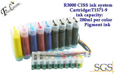 Couleurs vides/complètement 9 de CISS d'Epson R3000 d'encre de circuit d'alimentation continu continu