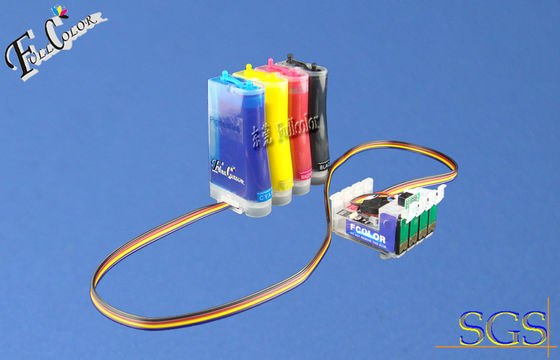 Circuit d'alimentation continu d'encre de CISS d'imprimante compatible pour le kit d'encre de recharge de cartouche de l'epson T1281 de l'imprimante SX130