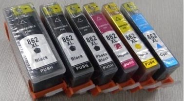 Cartouches d'encre d'imprimerie compatibles avec la puce permanente pour les puissances en chevaux 862XL