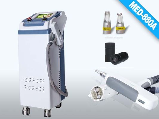 taille blanche et grise 2, solvant à commutation de Q de tache laser de tatouage de rayonnement laser de ND YAG de 8mm