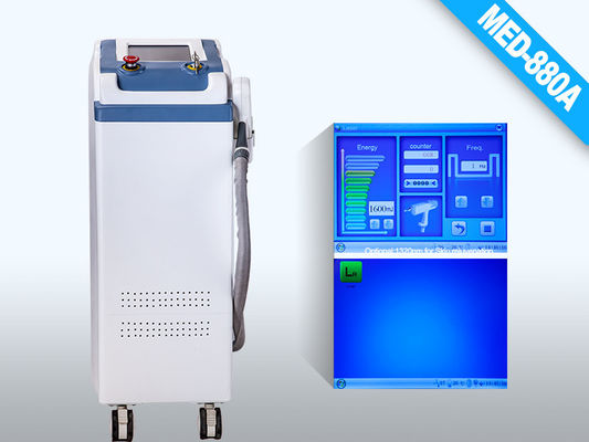taille blanche et grise 2, solvant à commutation de Q de tache laser de tatouage de rayonnement laser de ND YAG de 8mm